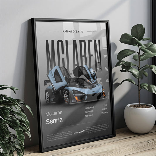Poster Mclaren Senna