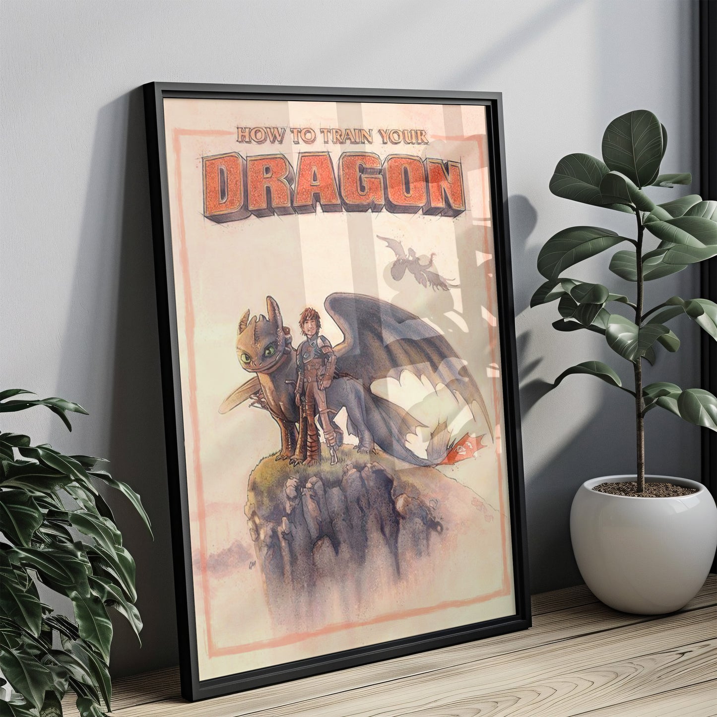 Poster Como entrenar a tu dragón 2